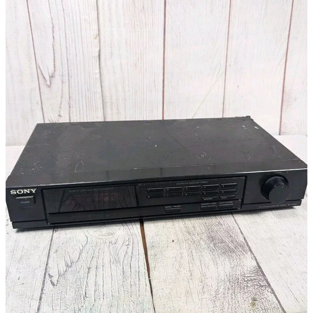 REPAIR Partly Works - Sony ST-JX390 Vintage Stereo AM/FM Quartz Tuner Receiver